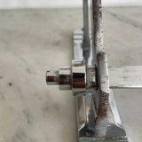 Vintage coat rack, chromed metal, art deco