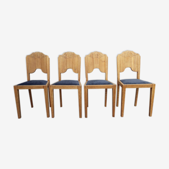4 chaises style Art déco