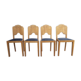 4 Art Deco style chairs