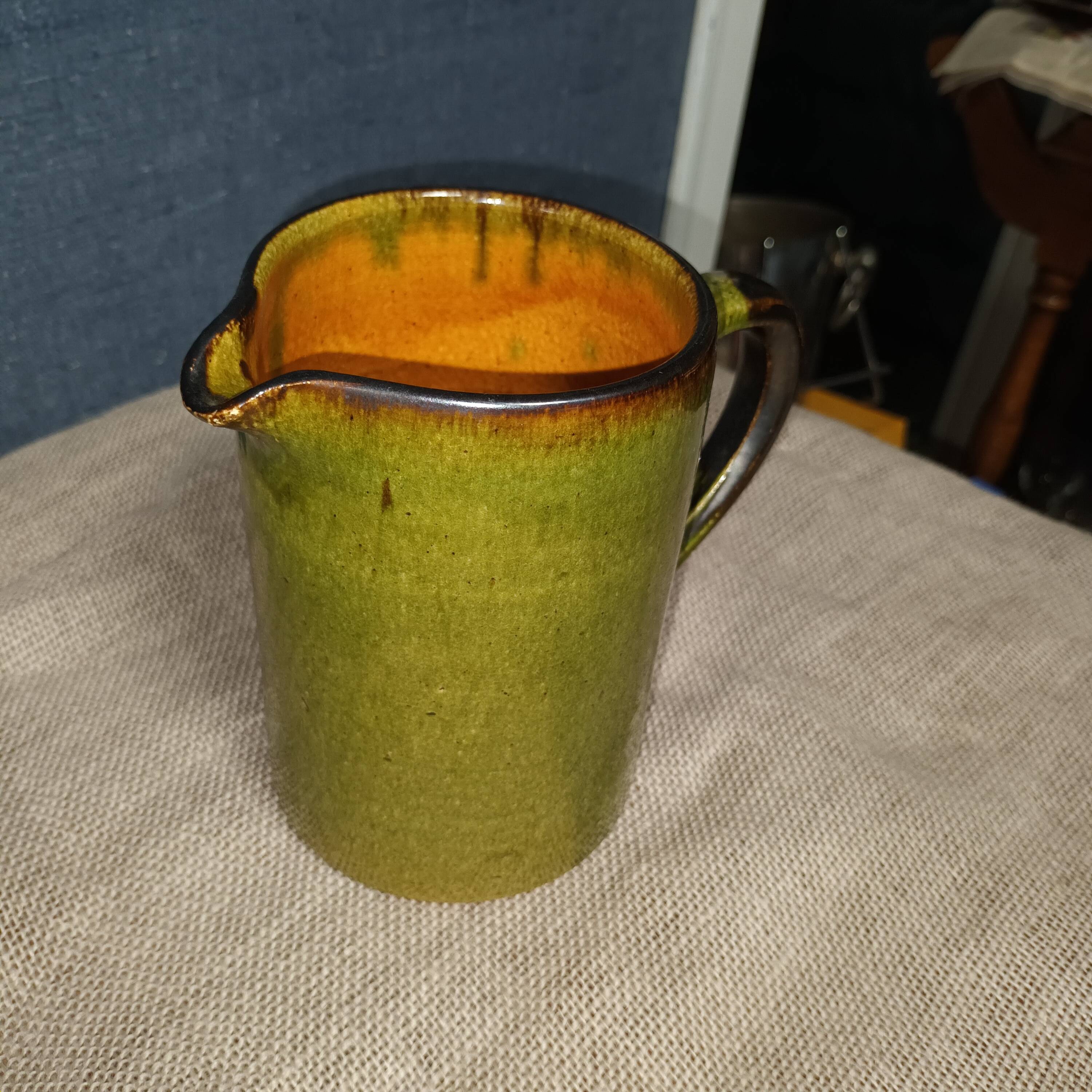 vintage terracotta water pot