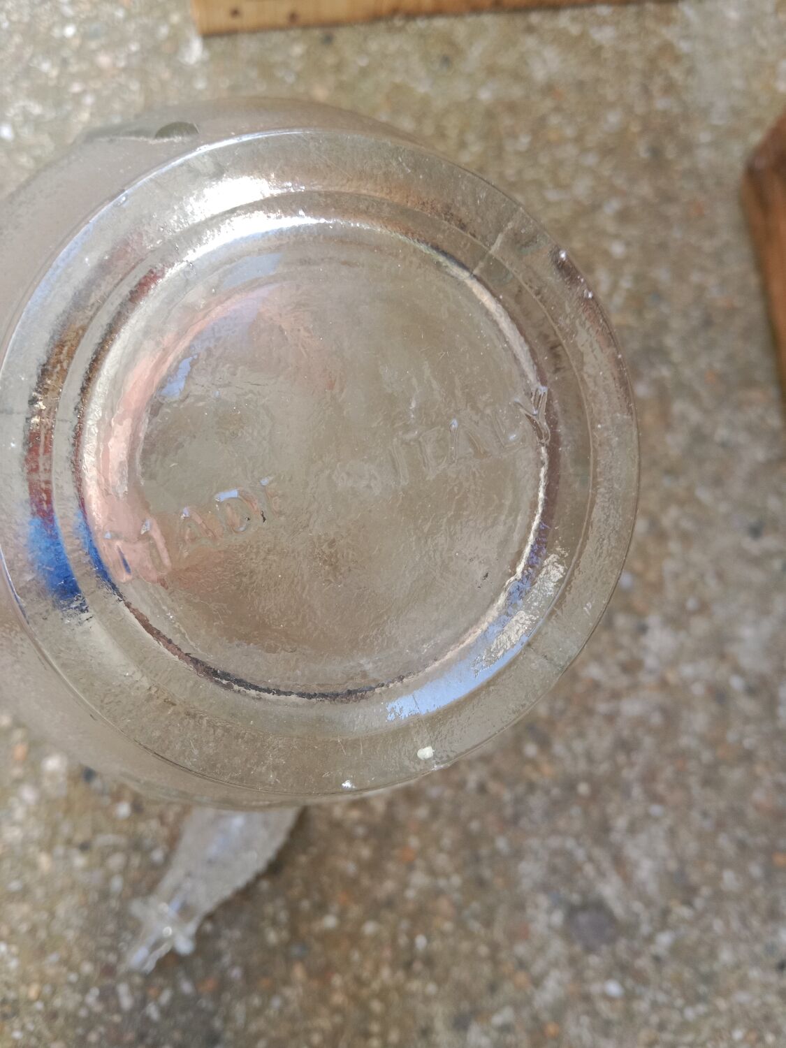 Transparent Empoli carafe