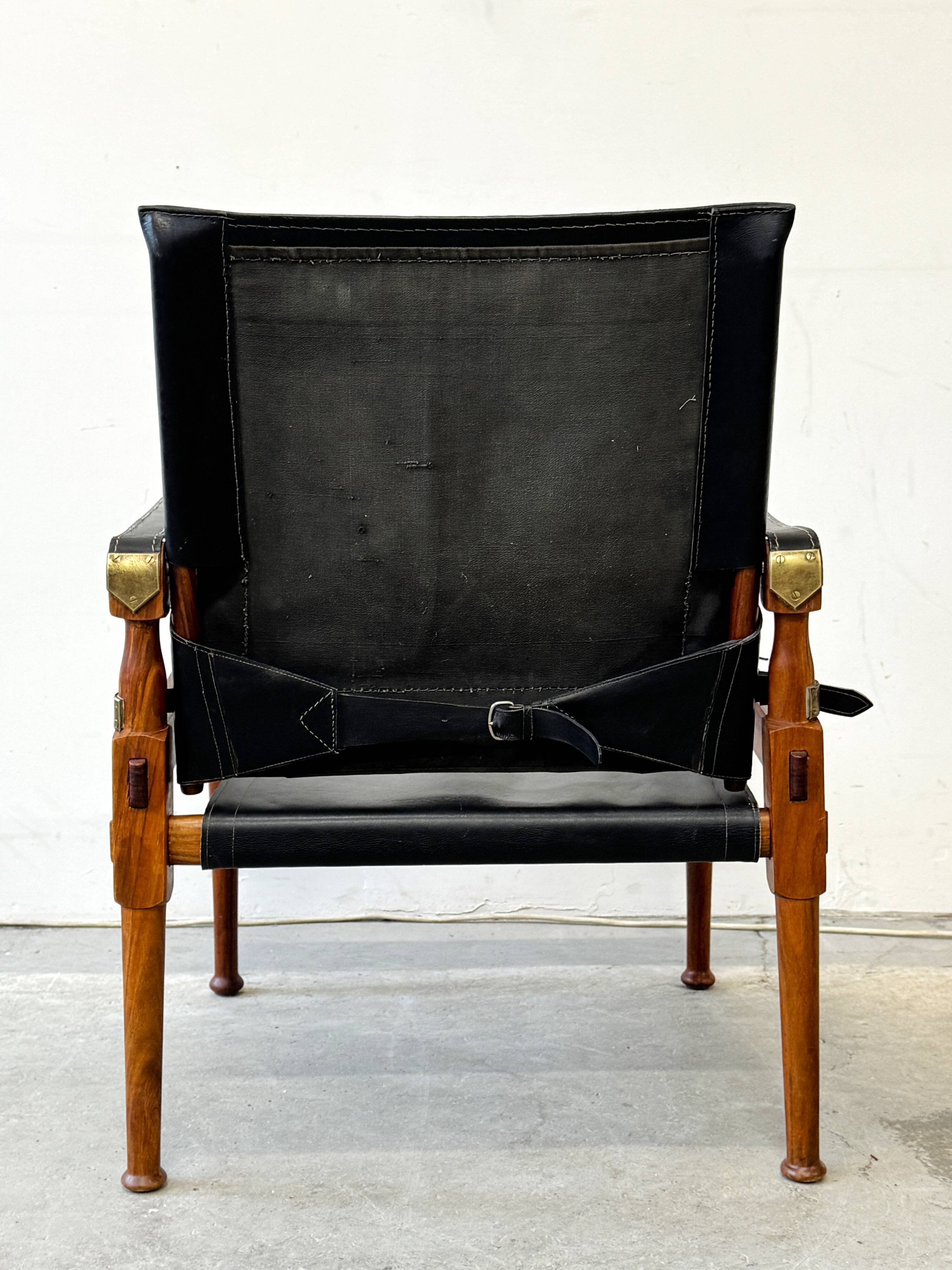 Safari Armchair, M. Hayat & Bros, Pakistan, 1970s, vintage