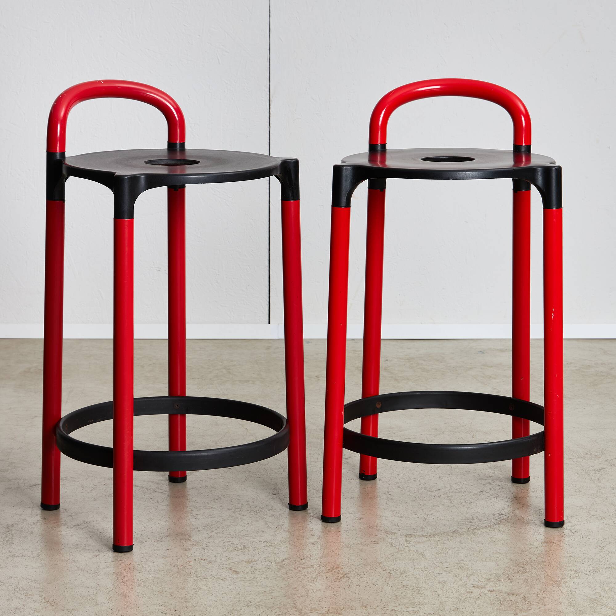 Set of Polo Bar Stools by Anna Castelli Ferrieri for Kartell, 1979