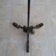 Wrought iron lamppost