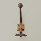 Old wall hook coat rack