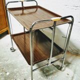 Vintage folding dessert on wheels