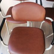 Set of 4 420-44 Strafor-Steelcase Vintage Armchairs