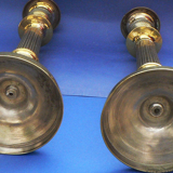 Pair of large candlesticks in the early 19th century