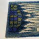 Abstract Scandinavian Multicolor High Pile Rya Rug Carpet, Sweden, 1960s