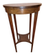 Antique Art Deco side table in solid wood