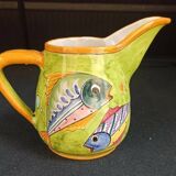 Ceramic jug Vietri Avallone, 1950s