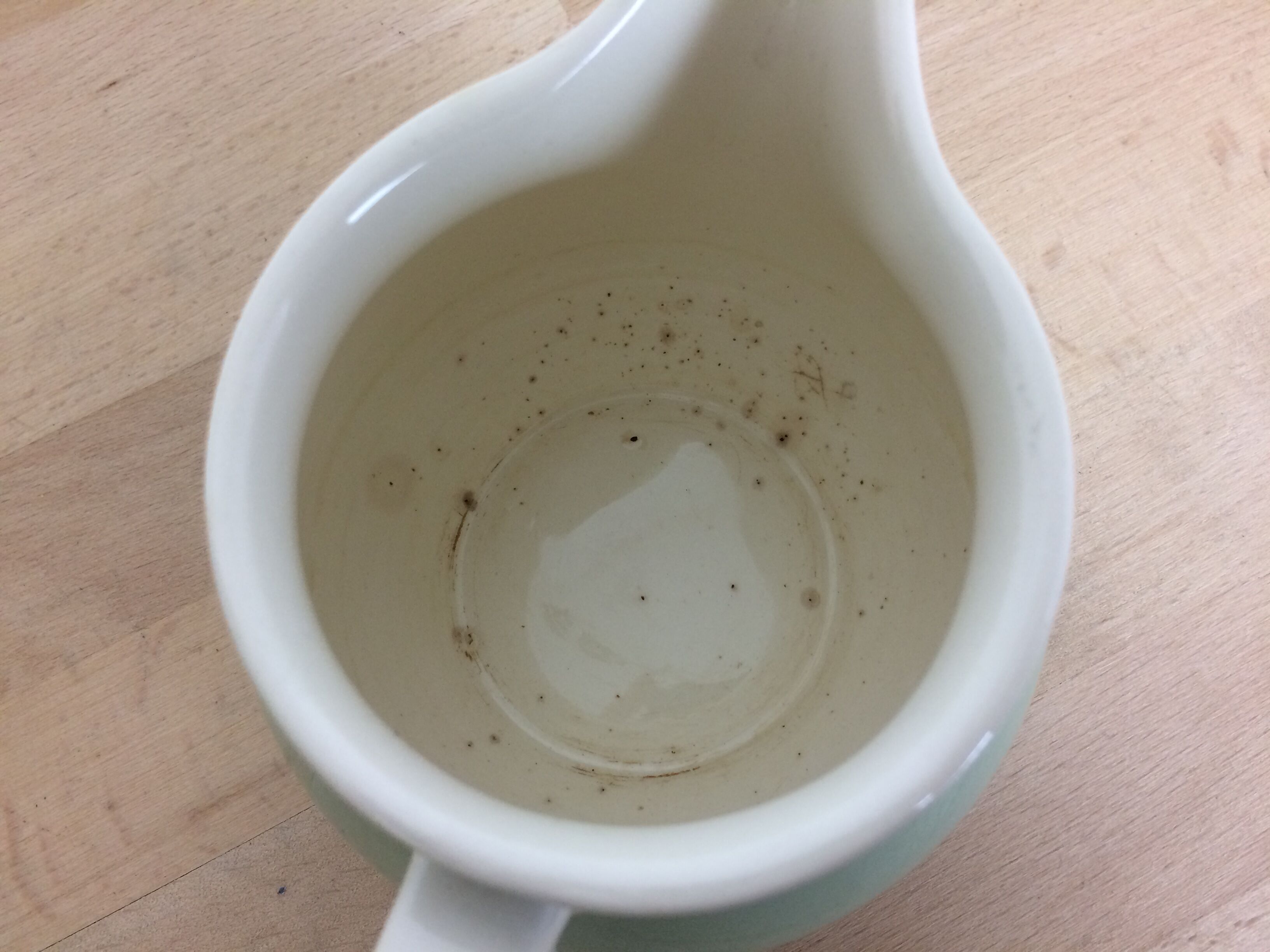 Villeroy cream pot or milk - Boch, green ceramic water vase