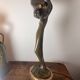 Bronze Art Nouveau lamp