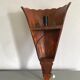 Asian wall lamp electrified wood