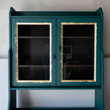 Green and gold china buffet