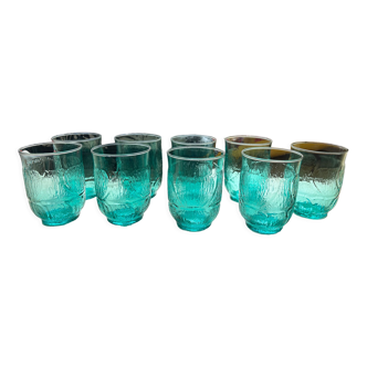 Verres bleu cobalt Arcoroc