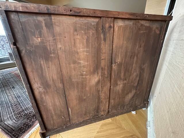 Mahogany buffet and mahogany veneer