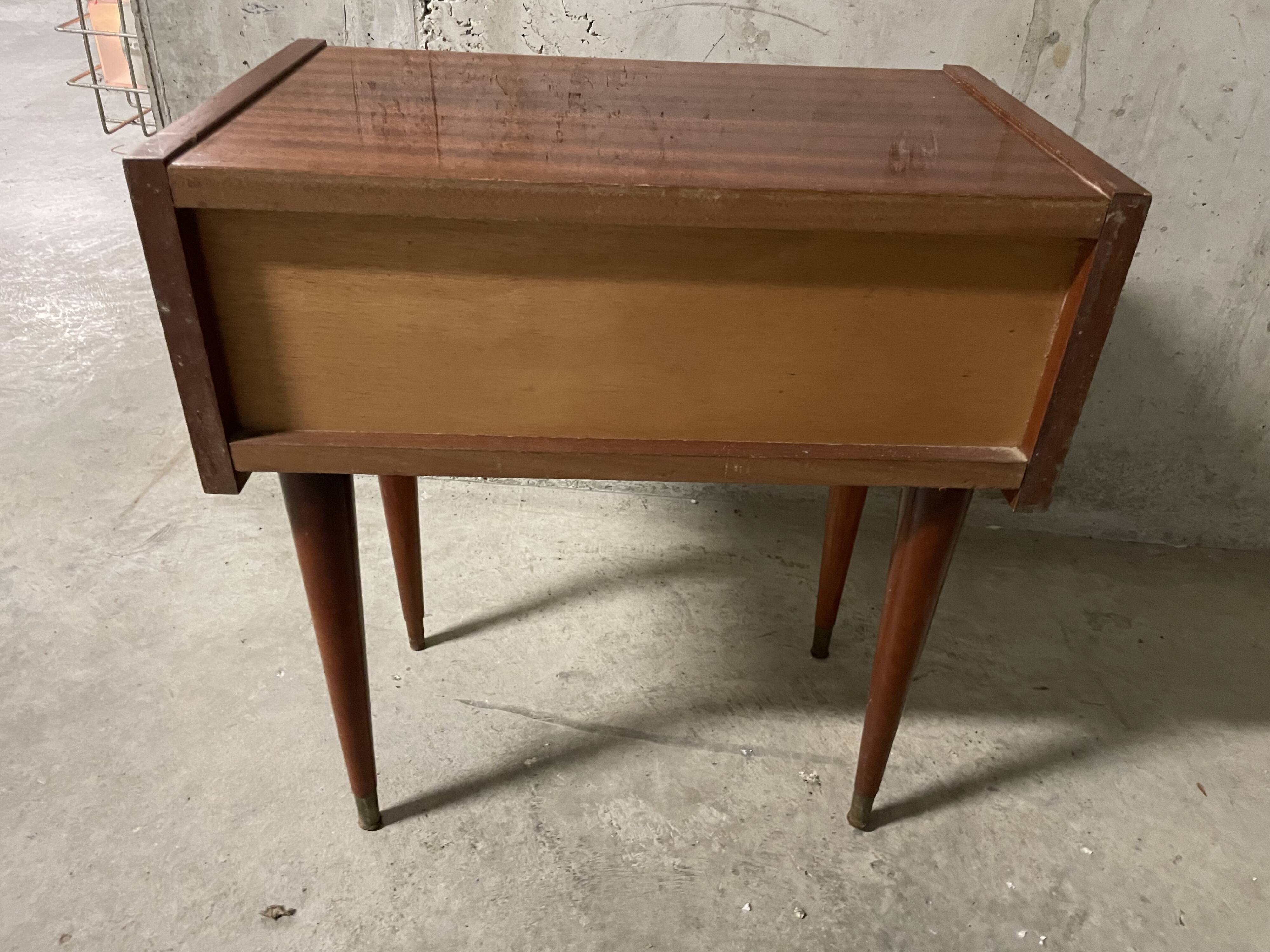 60s bedside table