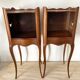 Pair of old louis XV style bedside tables