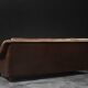 Vintage Mid-Century Scandinavian Danish Modern Brown Leather 3-Seater Sofa, 1970s
