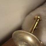 Large cellar rat brass bougeoir