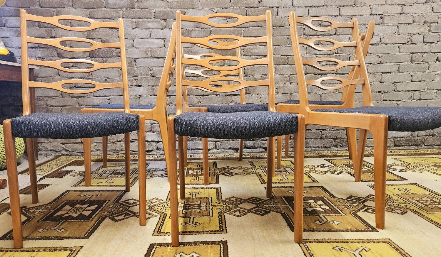 6 Scandinavian chairs 1960