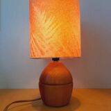 Wooden bedside lamp, 1970