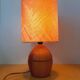 Wooden bedside lamp, 1970