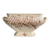 Brown ironstone soup tureen and vegetable dish