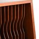 Cabinet with vinyl storage compartment
