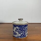 Vintage tea set for 2 people with flower pattern