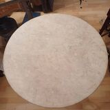 Large bistro pedestal table, 70 cm in diameter, circa 1900.