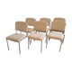 Série de 6 chaises "Ronéo"