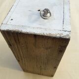 old wooden workshop drawer