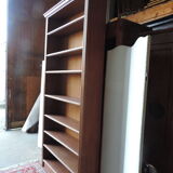 Open bookcase in vintage teak