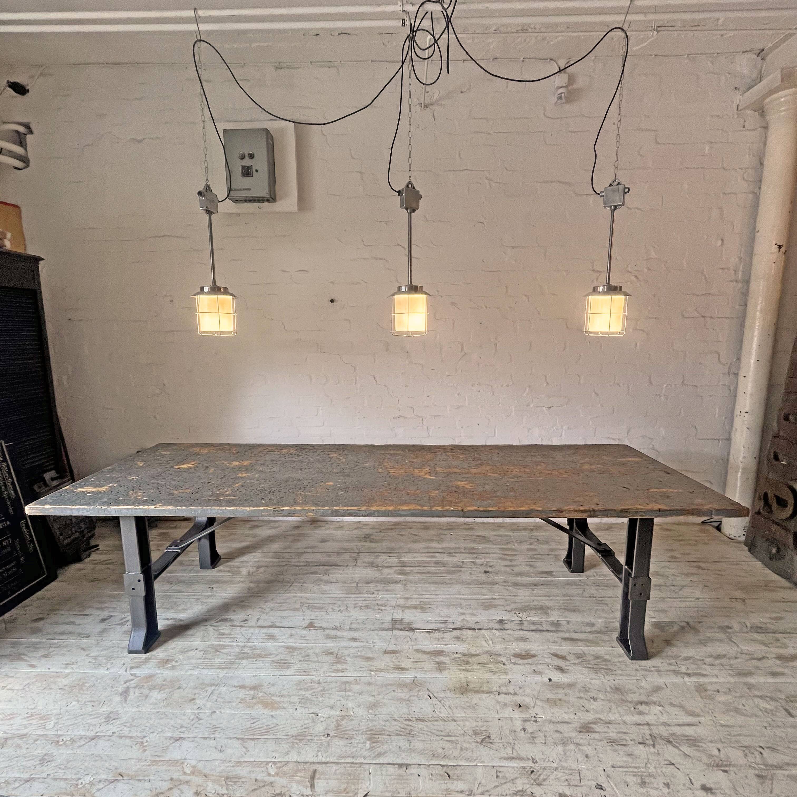 Industrialtisch „Werkbankplatte“