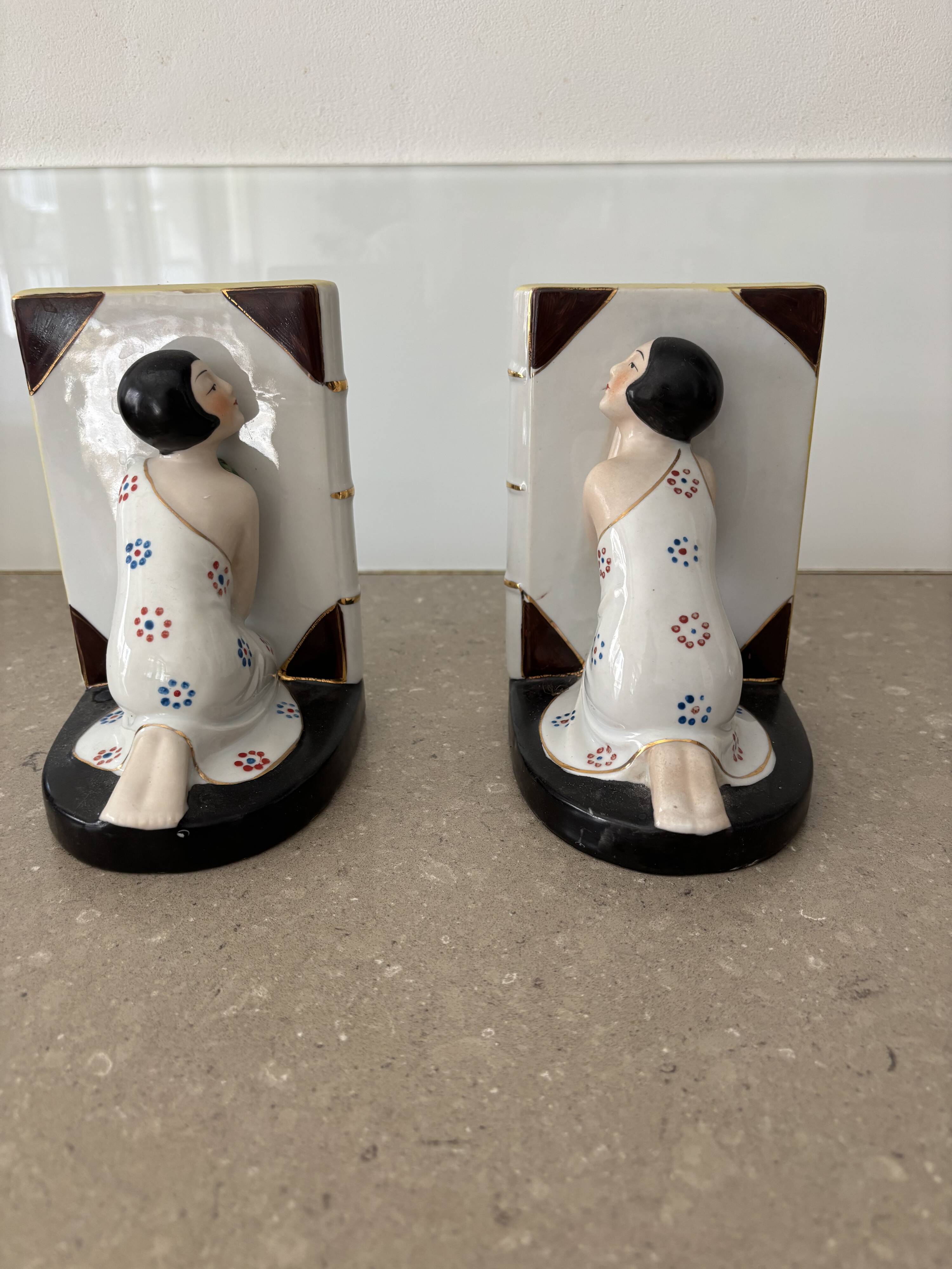 Art Deco bookends