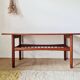 Table basse vintage en teck – Design Danois Mid-Century