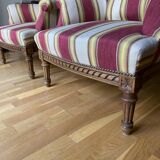 Paire de fauteuils anglais XIXe siècle