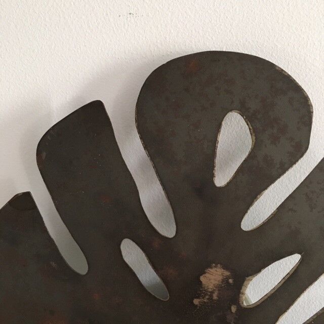 Philodendron brutalist sconce
