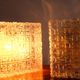 Czechoslovakian glass wall lamps by osvětlovací sklo, 1980s