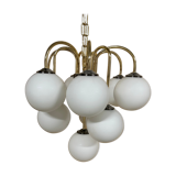Midcentury chandelier made by Kamenicky Senov, designed by Jaroslav Bejvl 1960s