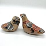 Pair of vintage ceramic birds from Mexico
