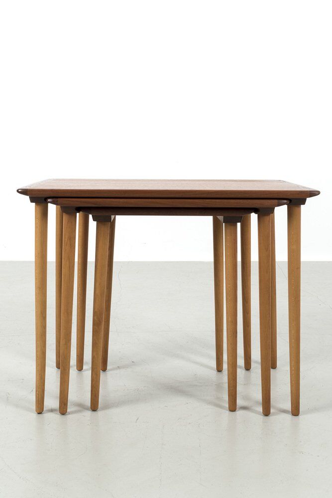 Danish Nesting Tables, Set of 3