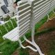 Banc de jardin ancien avec pieds en fer