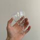 8 verres à vin blanc en cristal ciselé