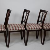 Chaise classique 1960 suède
