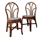 Paires de chaises en rotin