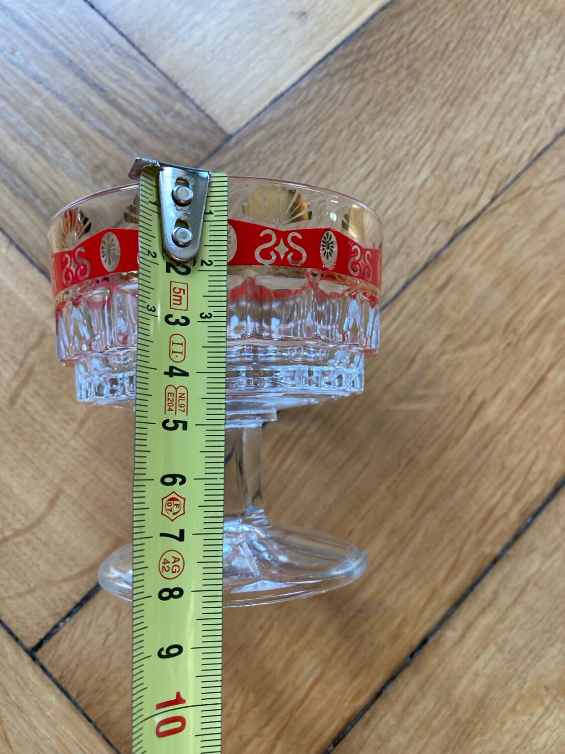Vintage champagne glasses