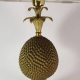 Brass Pineapple Lamp 1970 vintage France